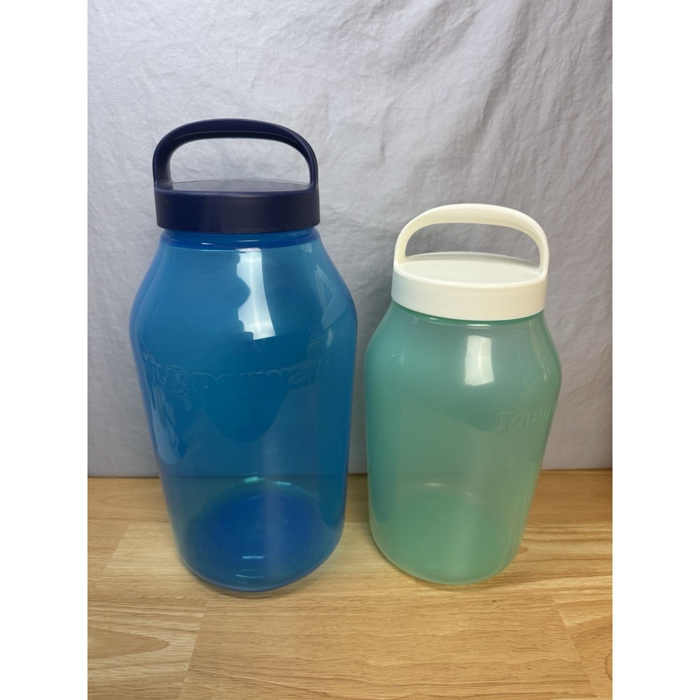 Tupperware Universal Jars 4.5L & 3L  XL Set of 2 with Handles New